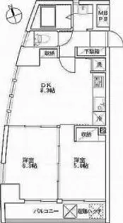 アールレジデンス東中野【4階】の間取り