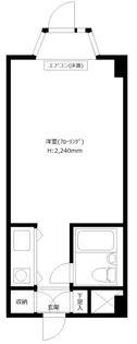 赤坂ベルゴ【4階】の間取り