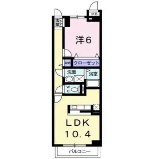 プリムローズ【1階】の間取り