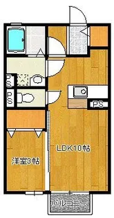 アネックスMITO3【1階】の間取り