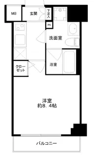 東京都江東区潮見2【マンション】の間取り
