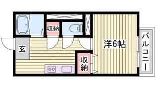 ローズハイツ【1階】の間取り