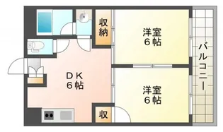 ピープルタウン八幡【2階】の間取り