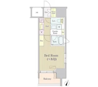 東京都中央区日本橋本町4【マンション】の間取り