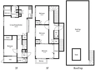 オノラインビル【2階】の間取り