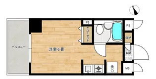 ホーメストプラザ十日市場 西館【4階】の間取り