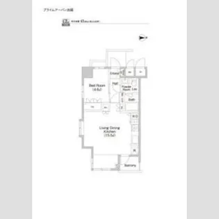 プライムアーバン池袋【12階】の間取り
