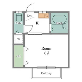 ルアンジュ吉祥寺【1階】の間取り