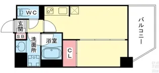 カンファタブル柳橋【9階】の間取り