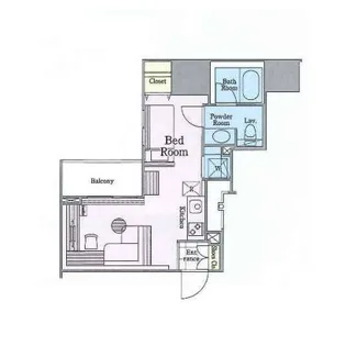 東京都新宿区四谷4【マンション】の間取り