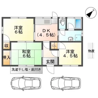 岡山県岡山市南区藤田【一戸建】の間取り