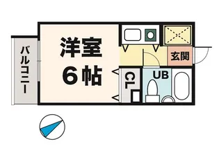 ジュネス福田【3階】の間取り