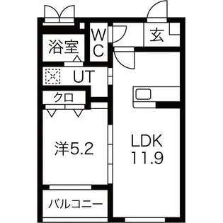 愛知県名古屋市守山区市場【マンション】の間取り