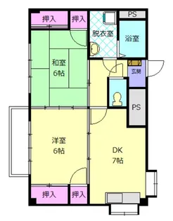フォーサイト有田Renatus【2階】の間取り