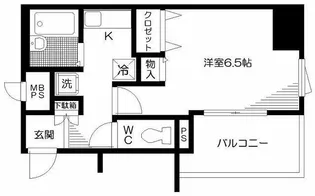 日神パレステージ御徒町第2【5階】の間取り