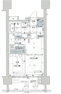 ザ・パークハウス赤坂レジデンス【12階】の間取り