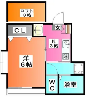 メゾン・パシフィック【2階】の間取り