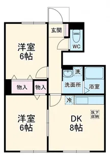 リバーパーク【1階】の間取り