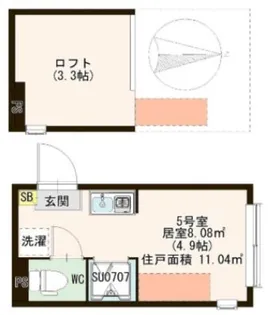 クラッセ小岩【2階】の間取り