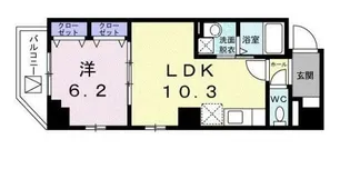 ラ・ポーズ ゾー【7階】の間取り