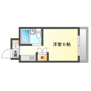 エムロード豊秀【5階】の間取り