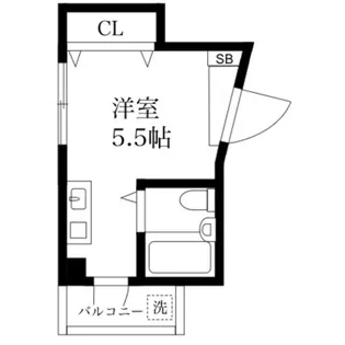 東京都新宿区大久保1【マンション】の間取り