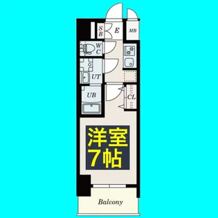 S-RESIDENCE茶屋ヶ坂【2階】の間取り