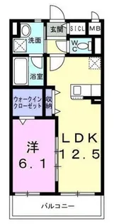 ヴィラ フェリシア【4階】の間取り