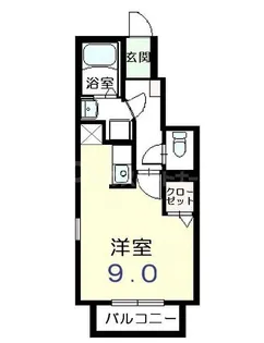 クローバーコート【1階】の間取り