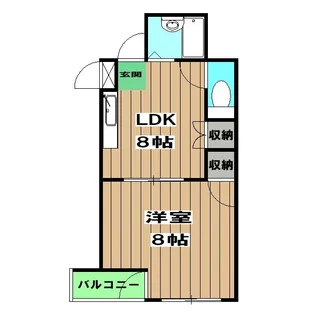 グラン・フォルム西院【5階】の間取り