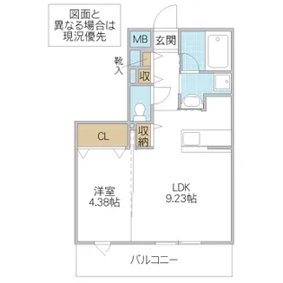 La Vista【2階】の間取り