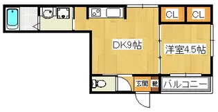 ステラート市川新田【1階】の間取り