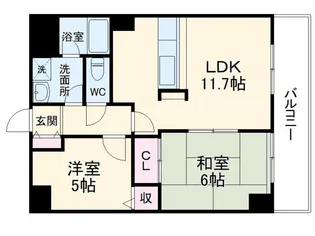 ビエラコート南浦和【4階】の間取り