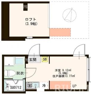 ハーモニーテラス井草【2階】の間取り