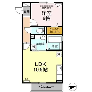 クレストシエル【3階】の間取り