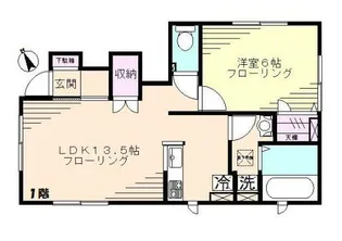ブリーズ・K【1階】の間取り