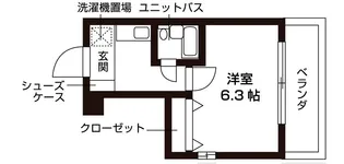 エステート朱雀【4階】の間取り
