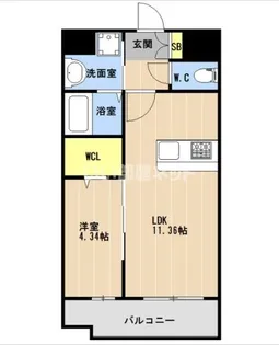 KL樋川【2階】の間取り