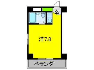 丸栄マンション聖天下【2階】の間取り