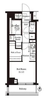 アーバンパーク住吉【6階】の間取り