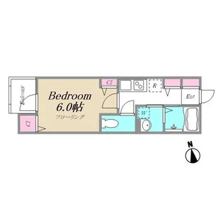 プレジール品川大井【2階】の間取り