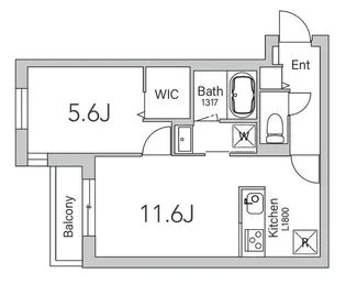 GranDuo二子玉川5【2階】の間取り