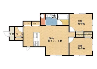 カーサ・ルーチェ【1階】の間取り