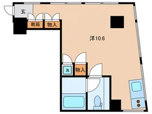 カサビアンコ麻布台【3階】の間取り
