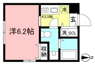 シャトーライフ相武台前1【2階】の間取り