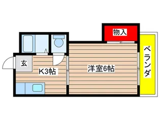 コーポIVY【1階】の間取り