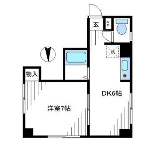 金原ビル【1階】の間取り