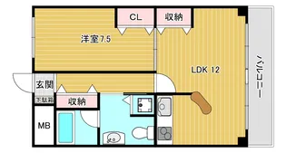 グランエトワール【4階】の間取り