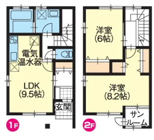 イーストコートA棟【1階】の間取り