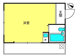 コーポ岸町【3階】の間取り